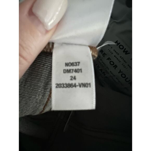 NWT Madewell Women's Mid Rise Kick Out Crop Jeans Flare Leg Oneida Wash Size 24 - Picture 12 of 14